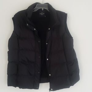 Sleeveless vest jacket - Black